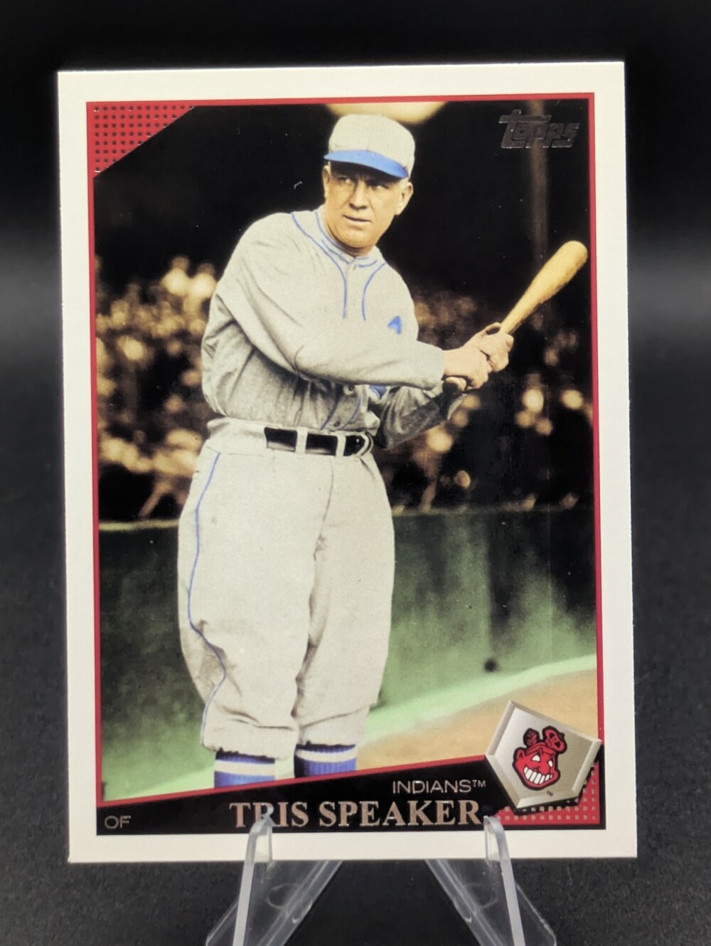 2009 Topps Series 1 Short Print Legend Image Variation Tris Speaker #270 SP